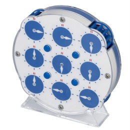 QiYi MoFangGe Magnetic Clock Blue Scrambled