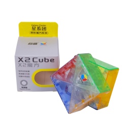 Pudelko i kostka DianSheng X2 2x2 Stickerless Transparent