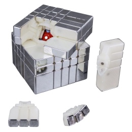 Pudełko i kostka DianSheng Galaxy 5x5 Magnetic Mirror Silver