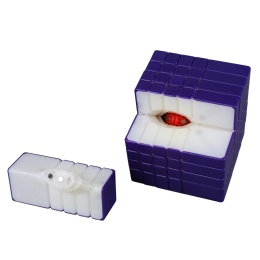 Pudełko i kostka DianSheng Galaxy 5x5 Ball-Core Magnetic Mirror Purple