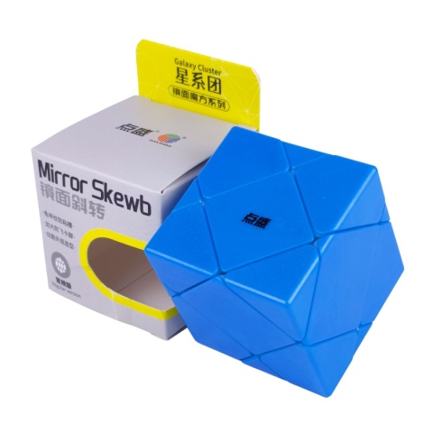 Pudelko i kostka DianSheng Mirror Skewb Blue