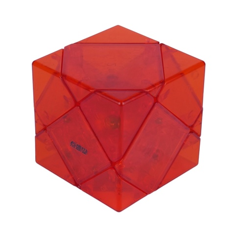 DianSheng Mirror Skewb Magnetic Transparent Red
