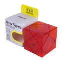 Pudełko i kostka DianSheng Mirror Skewb Magnetic Transparent Red