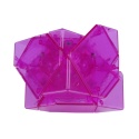DianSheng Mirror Skewb Magnetic Transparent Purple pomieszany