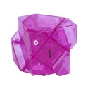 DianSheng Mirror Skewb Magnetic Transparent Purple pomieszany
