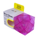 Pudełko i kostka DianSheng Mirror Skewb Magnetic Transparent Purple