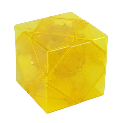 DianSheng Mirror Skewb Magnetic Transparent Yellow