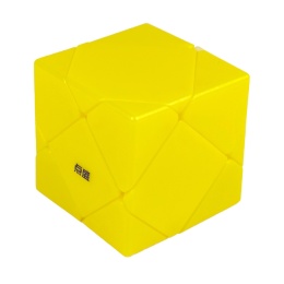Pudełko i kostka DianSheng Mirror Skewb Yellow