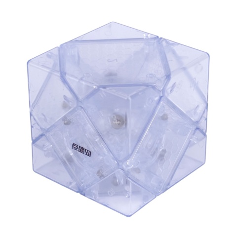 DianSheng Mirror Skewb Magnetic Transparent
