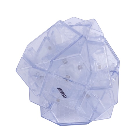 DianSheng Mirror Skewb Magnetic Transparent pomieszany