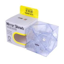 Pudełko i kostka DianSheng Mirror Skewb Magnetic Transparent