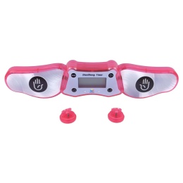 DianSheng Timer B Transparent Pink z pudełkiem
