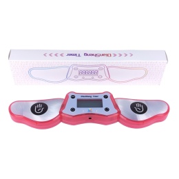 DianSheng Timer B Transparent Pink z widocznymi zaczepami