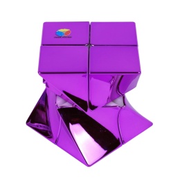 Pudełko i kostka DianSheng Twisted 2x2 Metallic Purple