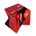 DianSheng Twisted 2x2 Metallic Red