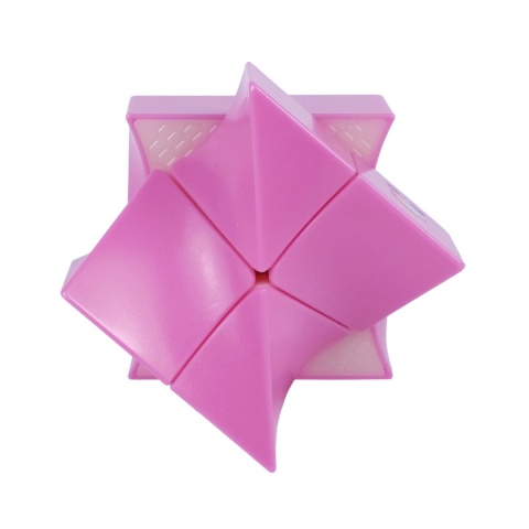 Kostka DianSheng Twisty 2x2 Pink w trakcie ruchu
