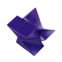 Kostka DianSheng Twisted 2x2 Purple w trakcie ruchu