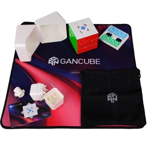 GAN 16 MagLev Max UV 3x3 with accesories and mat Halcube