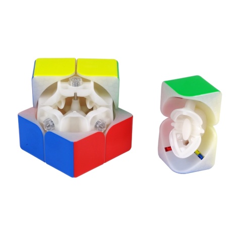 Kostka GAN 249 V2 2x2 z widocznym mechanizmem