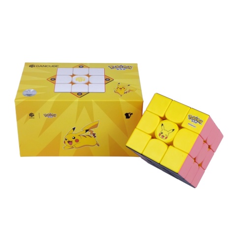 Kostka GAN 356 M E 3x3 Pokémon Edition - Pikachu z pudełkiem