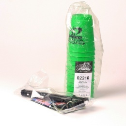 Kubki Speed Stacks Neon Green