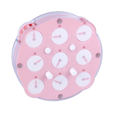 QiYi MoFangGe Magnetic Clock Pink