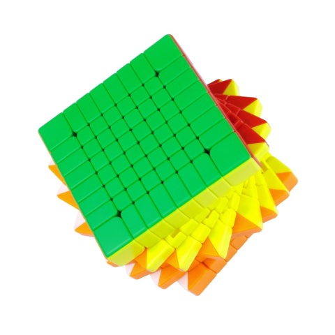 MoFangJiaoShi MeiLong 8x8 V3 Ball-Core Magnetic obrócona