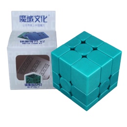 Pudełko i kostka MoFangJiaoShi Mirror Blocks V2 Green