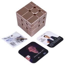 Pudełko i kostka MoFangJiaoShi Mirror V2 Magnetic Ball-Core UV Rose Gold