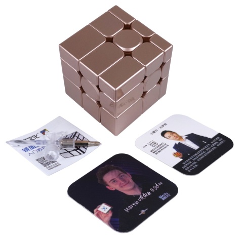 MoFangJiaoShi Mirror V2 Magnetic Ball-Core UV Rose Gold z akcesoriami