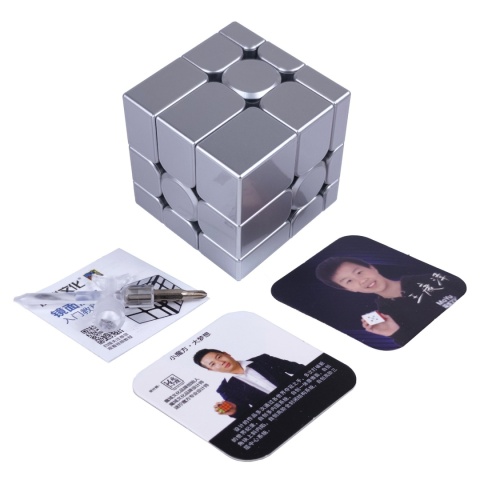 Zestaw akcesoriów MoFangJiaoShi Mirror V2 Magnetic Ball-Core UV Silver