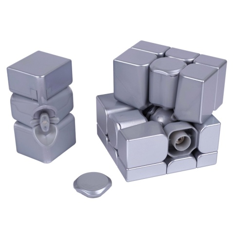 MoFangJiaoShi Mirror V2 Magnetic Ball-Core UV Silver w częściach