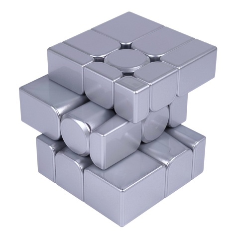 MoFangJiaoShi Mirror V2 Magnetic Ball-Core UV Silver obrócona