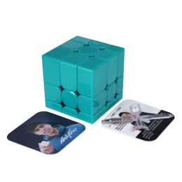 Pudełko i kostka MoFangJiaoShi Mirror V2 Magnetic UV Green