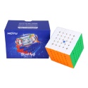 Kostka MoYu AoShi V4 Dual-Track Magnetic 6x6 obok pudełka