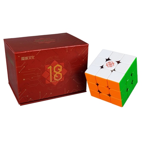 Pudełko i kostka MoYu Super WeiLong V2 18th Anniversary Edition