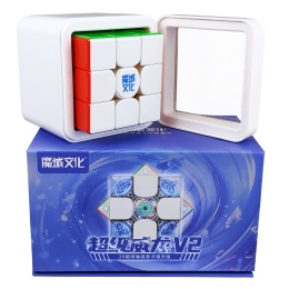 Pudełko i kostka MoYu Super WeiLong V2 20-Magnet Ball Core UV