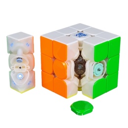 Pudełko i kostka MoYu Super WeiLong V2 20-Magnet Ball Core UV