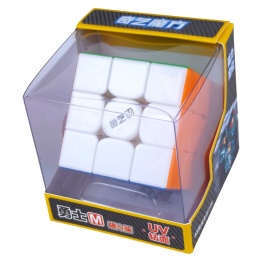Kostka QiYI Warrior M 3x3 UV Plastic Box w pudełku