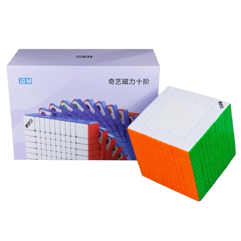 Pudełko i kostka QiYi 10x10 M Ball-Core Mini Stickerless