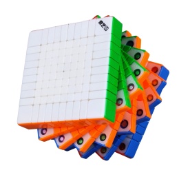 Pudełko i kostka QiYi 10x10 M Ball-Core Mini Stickerless