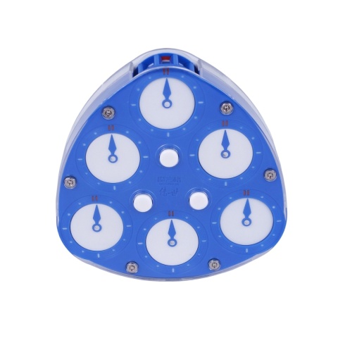 QiYi MoFangGe Magnetic 3x3 Clock Blue