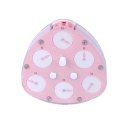 QiYi MoFangGe Magnetic 3x3 Clock Pink pomieszany
