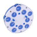 Kostka QiYi MoFangGe Magnetic 5x5 Clock Blue pomieszana