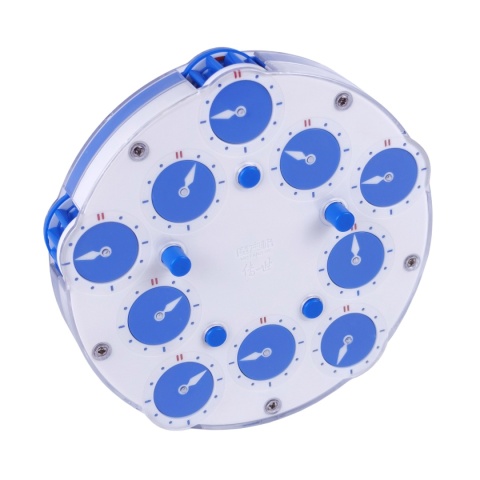 Kostka QiYi MoFangGe Magnetic 5x5 Clock Blue pomieszana