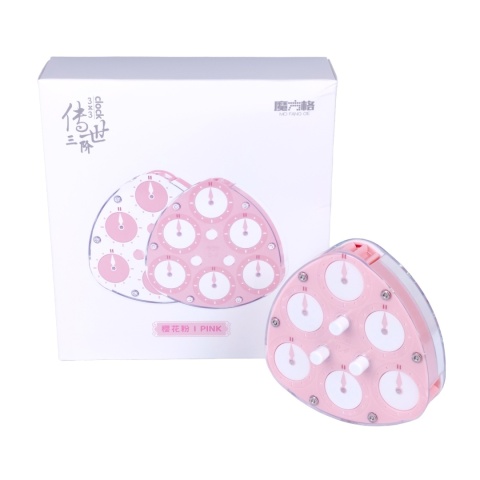 Pudełko i QiYi MoFangGe Magnetic 3x3 Clock Pink