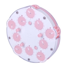 Pudełko i QiYi MoFangGe Magnetic 5x5 Clock Pink