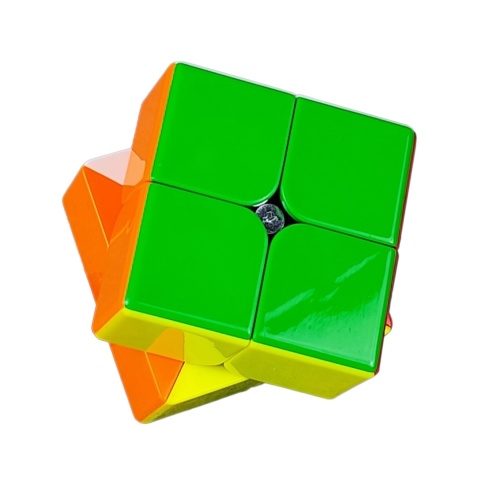 QiYi Warrior 2x2 Magnetic UV zielona ściana