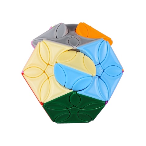 SengSo Blossoms Clover Megaminx obrócony