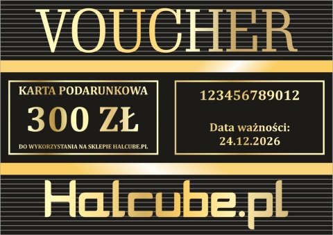 Voucher Halcube 300 zł